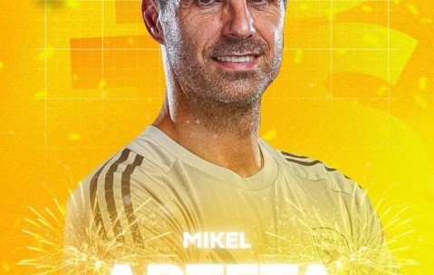 率领阿森纳时隔22年夺冠！阿尔特塔当选英超赛季最佳主帅